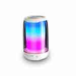 Акустична система Pulse 4 mini BT/TF/FM/TWS/AUX/USB з підсвіткою 5 Вт Біла
