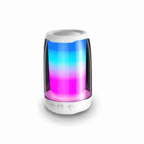 Акустична система Pulse 4 mini BT/TF/FM/TWS/AUX/USB з підсвіткою 5 Вт Біла