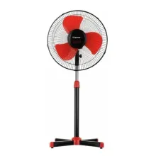 Вентилятор підлоговий осьовий трилопатевий ViLgrand VF400 Red