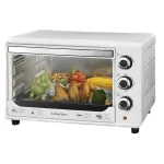 Духовка электрическая с механическим таймером и звуковым сигналом Liberton LEO-380 White 38л