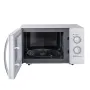 Мікрохвильова піч соло з функцією розморожування за вагою Liberton LMW-2380M White - фото № 4