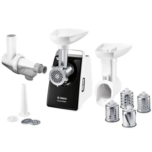 М'ясорубка електрична з насадками для овочів та соковижималкою 2000 Вт Bosch MFW3X17B