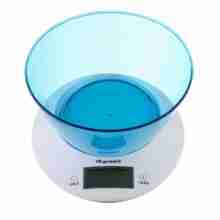 Ваги кухонні з пластиковою чашею 5кг ViLgrand VKS-533 Blue