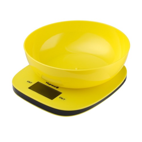 Весы кухонные электронные ViLgrand VKS-517 yellow Весы кухонные электронные ViLgrand VKS-517 yellow