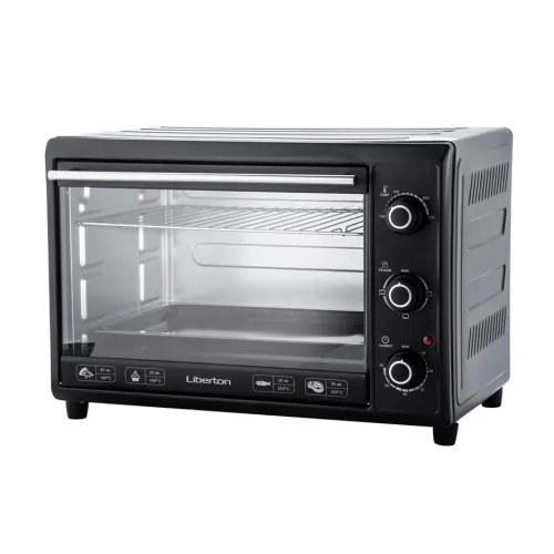 Духовка електрична з таймером Liberton LEO-400 Black