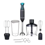 Блендер погружной с насадкой миксер и крюками для замеса теста ViLgrand VBH5051 blue