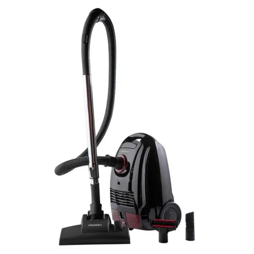 Пилосос мішковий для сухого прибирання з ECO мотором Liberton LVC-0802B ECO Black