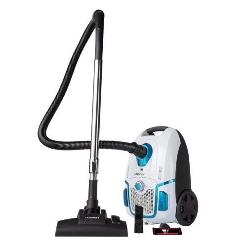 Пилосос мішковий для сухого прибирання з ECO мотором Liberton LVC-0804B ECO White Пилосос мішковий для сухого прибирання з ECO мотором Liberton LVC-0804B ECO White