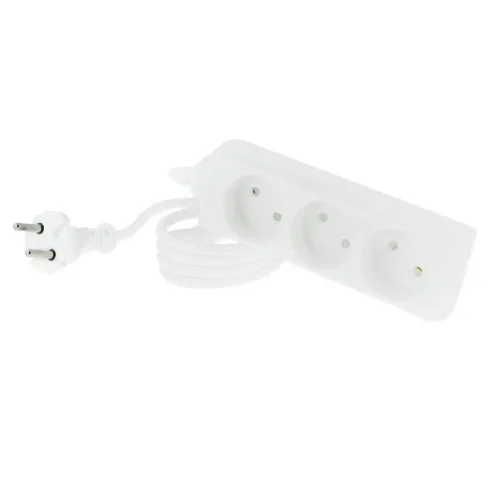 Мережевий фільтр-подовжувач на 3 розетки Tecro TSC-3-3