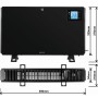 Конвектор напольный 20 м² ECG TK 2080 DR Black - фото № 10 Конвектор напольный 20 м² ECG TK 2080 DR Black - фото № 10
