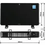 Конвектор напольный 20 м² ECG TK 2080 DR Black - фото № 10