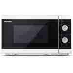 Микроволновая печь СОЛО с функцией размораживания 20л SHARP YC-MS01E-W