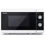 Мікрохвильова піч СОЛО з функцією розморожування 20л SHARP YC-MS01E-W