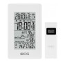 Метеостанция для дома цифровая с часами ECG MS 100 White - фото № 7 Метеостанция для дома цифровая с часами ECG MS 100 White - фото № 7