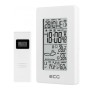 Метеостанция для дома цифровая с часами ECG MS 100 White - фото № 1 Метеостанция для дома цифровая с часами ECG MS 100 White - фото № 1