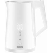 Чайник електричний з дисплеєм сучасний ECG RK 1893 Digitouch White
