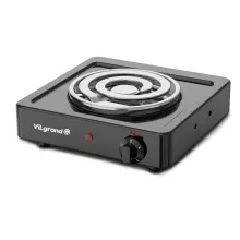 Плита настільна електрична ViLgrand VHP 161D Black