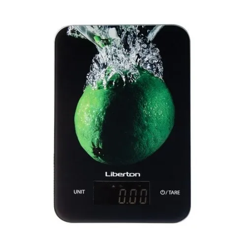 Весы кухонные электронные со стеклянной платформой 8кг Liberton LKS-0705