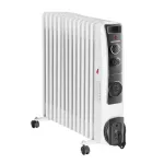 Обогреватель масляный на колесах 13 секций с тепловентилятором Heinner HOH-YV13BK