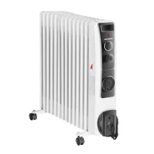 Обогреватель масляный на колесах 13 секций с тепловентилятором Heinner HOH-YV13BK