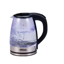 Чайник електричний скляний з підсвічуванням Hilton HEK-184 1,8 літри