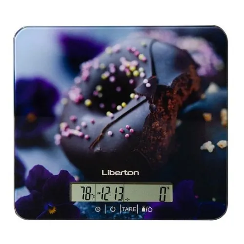 Весы кухонные электронные со стеклянной платформой 10кг Liberton LKS-0706