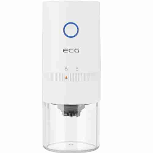 Кавомолка для подрібнення кавових зерен ECG KM 150 Minimo White від акумуляторної батареї