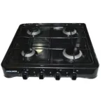 Плита настольная газовая с металлической крышкой Zanetti O-400 BL