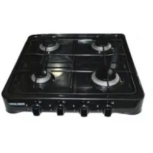 Плита настольная газовая с металлической крышкой Zanetti O-400 BL