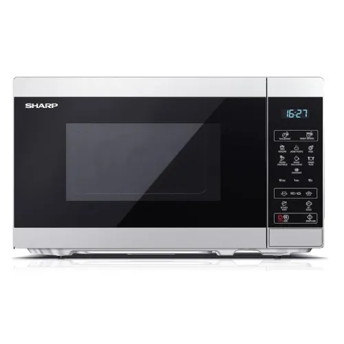 Мікрохвильова піч СОЛО з цифровим дисплеєм та ЕКО функцією SHARP YC-MS02E-S