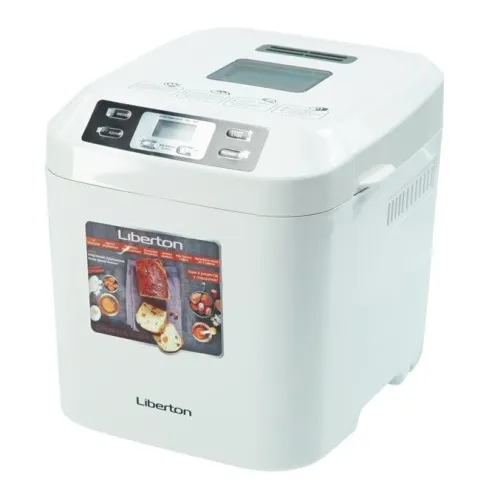 Хлебопечка электрическая для выпечки и замеса теста Liberton LBM-6302 12программ Хлебопечка электрическая для выпечки и замеса теста Liberton LBM-6302 12программ