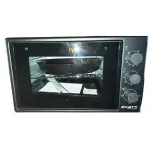 Духовка электрическая с подсветкой и двумя противнями Zanetti CE 37 Black 37литров