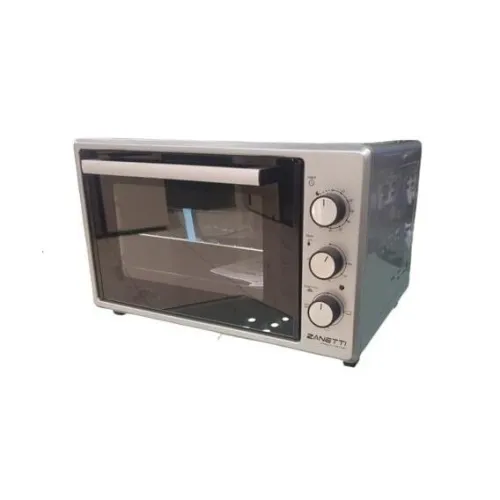 Духовка электрическая с подсветкой и двумя противнями Zanetti CE 37 Grey 37литров