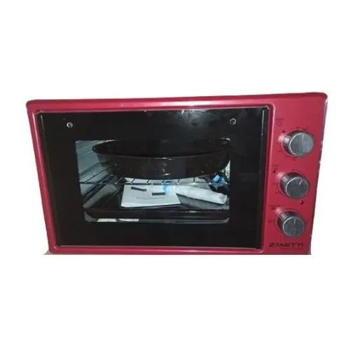 Духовка электрическая с подсветкой и двумя противнями Zanetti CE 37 Red 37литров