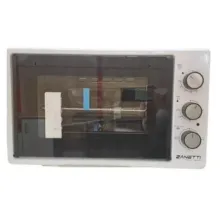 Духовка электрическая с подсветкой и двумя противнями Zanetti CE 37 White 37литров