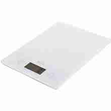 Ваги кухонні електронні ECG KV 117 Slim white дисплей із сенсорним контролем