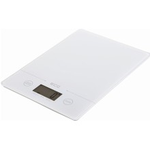 Ваги кухонні електронні ECG KV 117 Slim white дисплей із сенсорним контролем