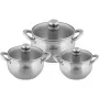Набор посуды из нержавеющей стали 6пр Maxmark MK-APP7506G - фото № 7