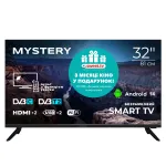 Телевізор безрамковий Mystery MTV-3230HST2 Smart Android 14.0