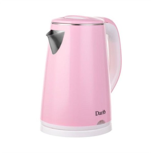 Чайник електричний пластиковий з подвійною стінкою Dario DR2303 PINK Чайник електричний пластиковий з подвійною стінкою Dario DR2303 PINK