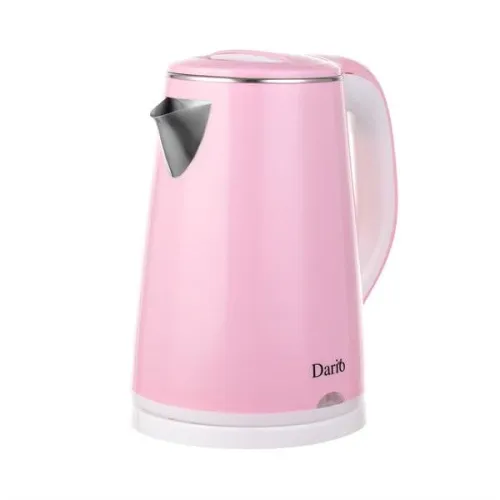 Чайник електричний пластиковий з подвійною стінкою Dario DR2303 PINK