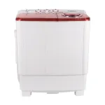 Пральна машина напівавтомат з помпою відкачування води ViLgrand V814-2CR червона