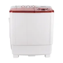 Пральна машина напівавтомат з помпою відкачування води ViLgrand V814-2CR червона