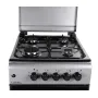 Плита газова чотириконфорочна з електрозапалюванням LUXELL LF55G-40F Inox - фото № 2