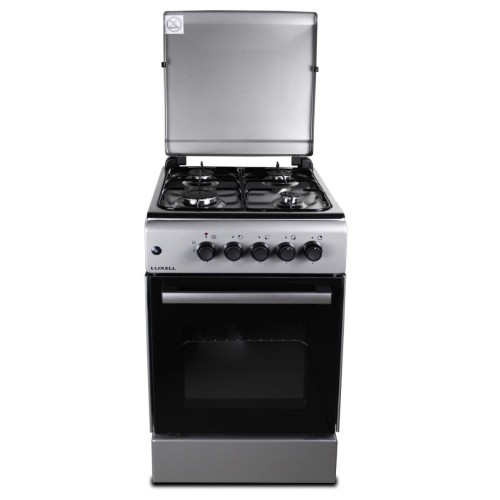 Плита газовая четырехконфорочная с электроподжигом LUXELL LF55G-40F Inox Плита газовая четырехконфорочная с электроподжигом LUXELL LF55G-40F Inox