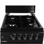 Плита кухонная газовая с электроподжигом LUXELL LF55G-40F Black - фото № 3 Плита кухонная газовая с электроподжигом LUXELL LF55G-40F Black - фото № 3