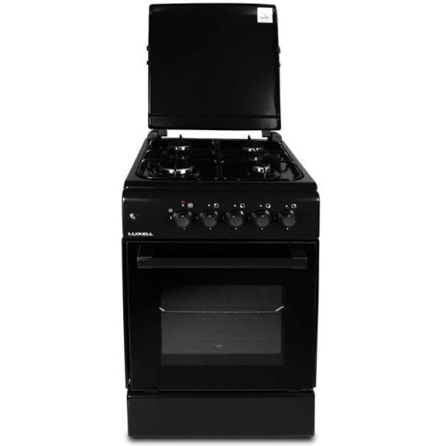 Плита кухонная газовая с электроподжигом LUXELL LF55G-40F Black Плита кухонная газовая с электроподжигом LUXELL LF55G-40F Black