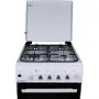 Плита кухонная газовая с электроподжигом LUXELL LF55G-40F White - фото № 3