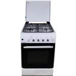 Плита кухонна газова з електрозапалюванням LUXELL LF55G-40F White