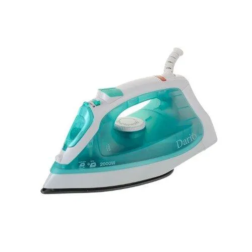 Утюг с вертикальным отпариванием и тефлоновым покрытием подошвы Dario DI201T menthol